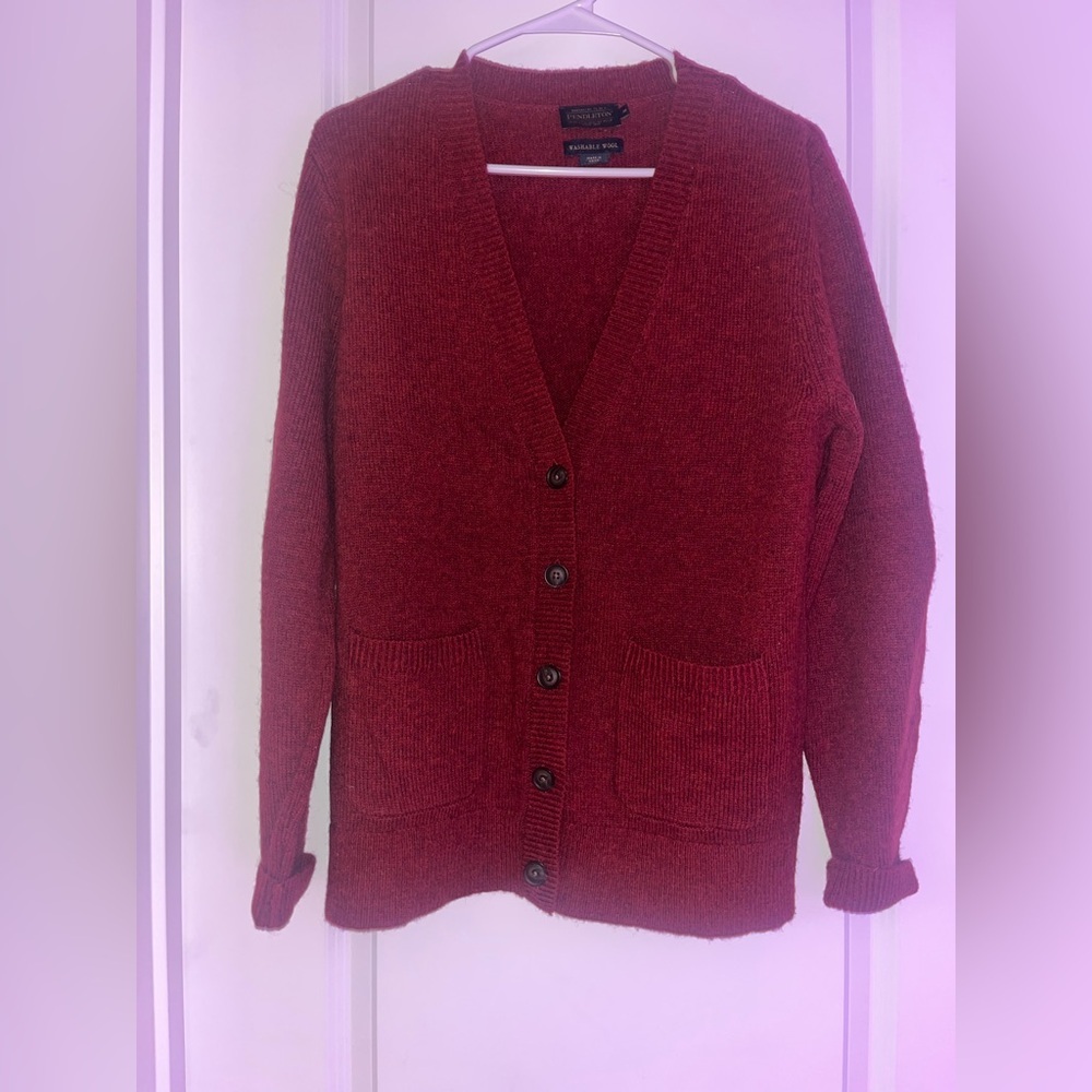 Pendleton Shetland Wool Cardigan - image 1